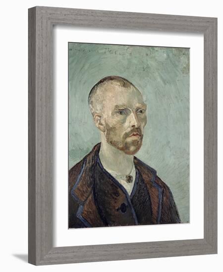 Self-Portrait Dedicated to Paul Gauguin, c.1888-Vincent van Gogh-Framed Giclee Print