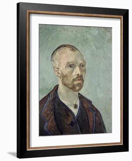 Self-Portrait Dedicated to Paul Gauguin, c.1888-Vincent van Gogh-Framed Giclee Print