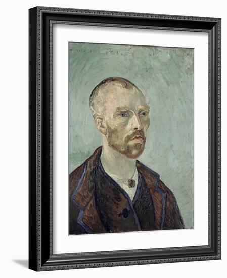 Self-Portrait Dedicated to Paul Gauguin, c.1888-Vincent van Gogh-Framed Giclee Print