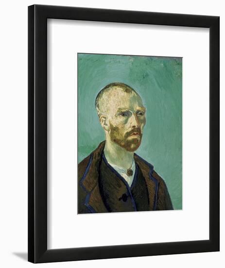 Self-Portrait Dedicated to Paul Gauguin-Vincent van Gogh-Framed Premium Giclee Print