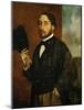 Self-Portrait: Degas Lifting His Hat-Edgar Degas-Mounted Giclee Print