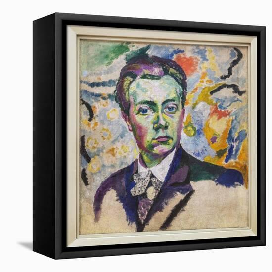 Self-Portrait - Delaunay Robert (1885-1941) - Winter 1905-1906 - Height: 0.54 M - Length: 0.46 M --Robert Delaunay-Framed Premier Image Canvas