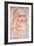 Self-Portrait Drawing a La Sanguine by Leonard De Vinci (Leonardo Da Vinci) (1452-1519) around 1516-Leonardo Da Vinci-Framed Giclee Print