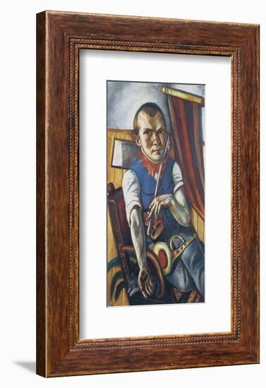 Self-Portrait Dressed as a Clown-Max Beckmann-Framed Premium Giclee Print