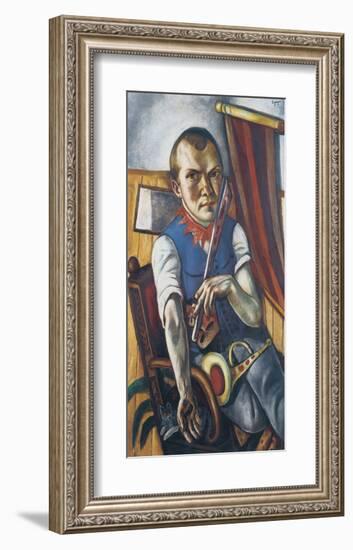 Self-Portrait Dressed as a Clown-Max Beckmann-Framed Premium Giclee Print