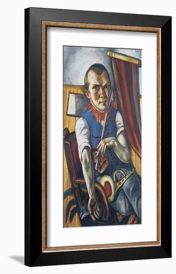 Self-Portrait Dressed as a Clown-Max Beckmann-Framed Premium Giclee Print