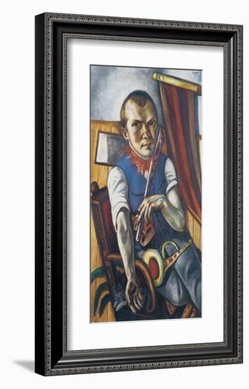 Self-Portrait Dressed as a Clown-Max Beckmann-Framed Premium Giclee Print