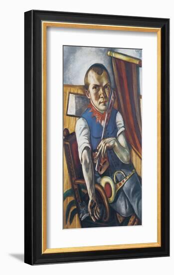 Self-Portrait Dressed as a Clown-Max Beckmann-Framed Premium Giclee Print