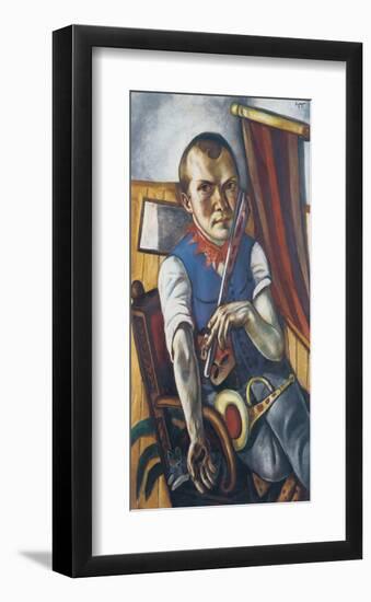 Self-Portrait Dressed as a Clown-Max Beckmann-Framed Premium Giclee Print