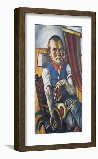 Self-Portrait Dressed as a Clown-Max Beckmann-Framed Premium Giclee Print