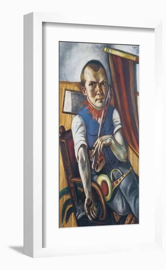 Self-Portrait Dressed as a Clown-Max Beckmann-Framed Premium Giclee Print
