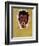 Self-Portrait (Head), 1910-Egon Schiele-Framed Giclee Print