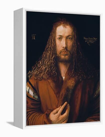 Self Portrait in a Fur-Trimmed Coat, 1500-Albrecht Dürer-Framed Premier Image Canvas