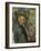 Self-Portrait in a Hat-Paul Cézanne-Framed Giclee Print