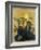 Self-Portrait in a Straw Hat-Paul Cézanne-Framed Giclee Print