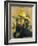 Self-Portrait in a Straw Hat-Paul Cézanne-Framed Giclee Print