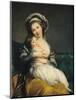 Self Portrait in a Turban with Her Child, 1786-Elisabeth Louise Vigee-LeBrun-Mounted Premium Giclee Print