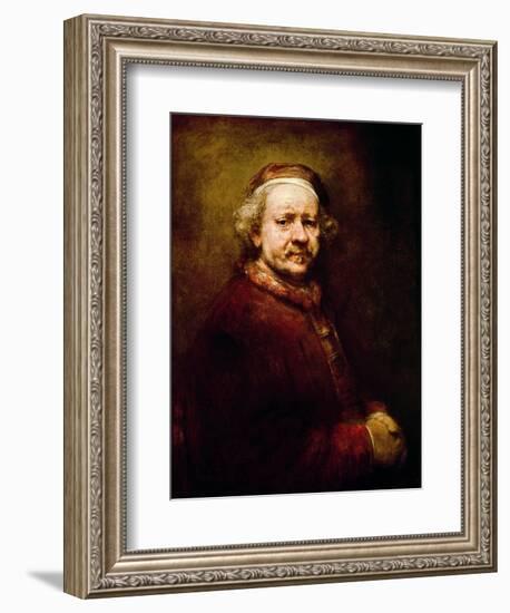 Self Portrait in at the Age of 63, 1669-Rembrandt van Rijn-Framed Giclee Print