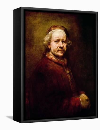 Self Portrait in at the Age of 63, 1669-Rembrandt van Rijn-Framed Premier Image Canvas