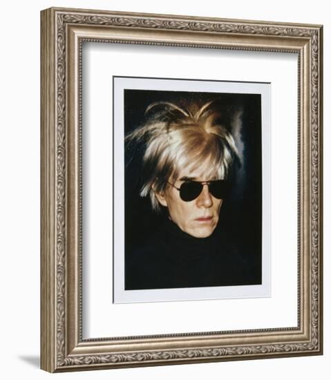 Self-Portrait in Fright Wig, 1986-Andy Warhol-Framed Giclee Print