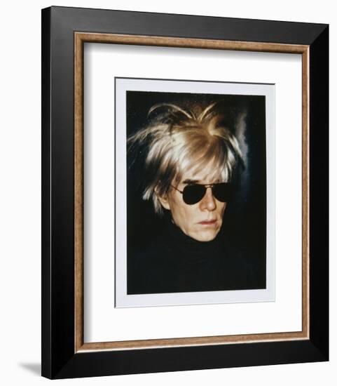 Self-Portrait in Fright Wig, 1986-Andy Warhol-Framed Giclee Print