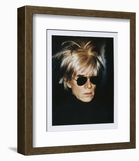 Self-Portrait in Fright Wig, 1986-Andy Warhol-Framed Giclee Print