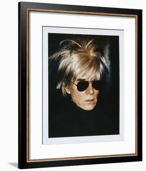 Self-Portrait in Fright Wig, 1986-Andy Warhol-Framed Giclee Print