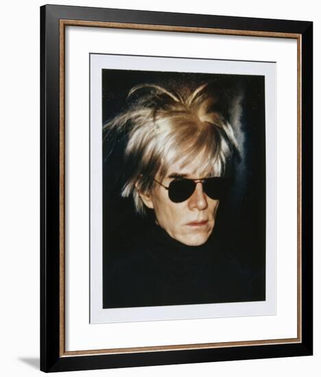 Self-Portrait in Fright Wig, 1986-Andy Warhol-Framed Art Print