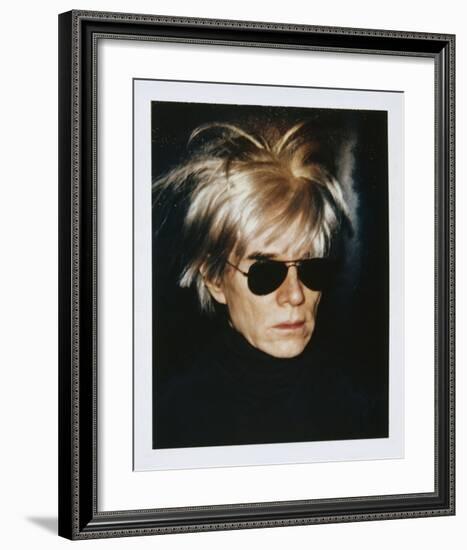 Self-Portrait in Fright Wig, 1986-Andy Warhol-Framed Art Print