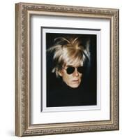 Self-Portrait in Fright Wig, 1986-Andy Warhol-Framed Art Print