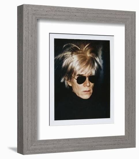 Self-Portrait in Fright Wig, 1986-Andy Warhol-Framed Art Print