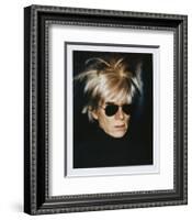 Self-Portrait in Fright Wig, 1986-Andy Warhol-Framed Art Print