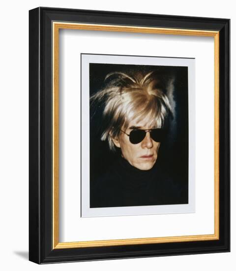 Self-Portrait in Fright Wig, 1986-Andy Warhol-Framed Art Print