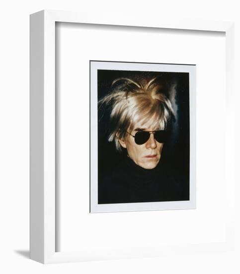 Self-Portrait in Fright Wig, 1986-Andy Warhol-Framed Art Print