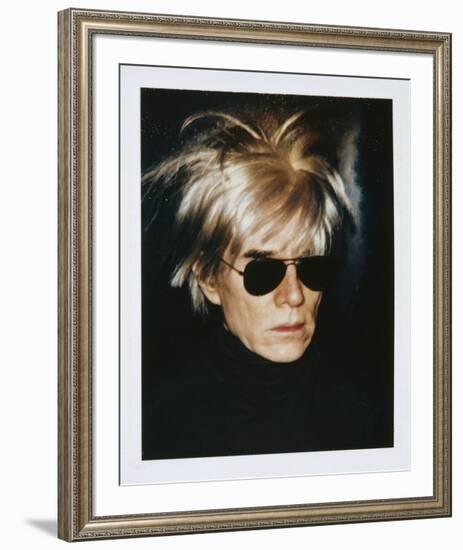 Self-Portrait in Fright Wig, 1986-Andy Warhol-Framed Giclee Print