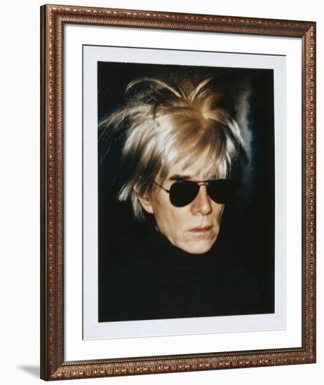 Self-Portrait in Fright Wig, 1986-Andy Warhol-Framed Giclee Print