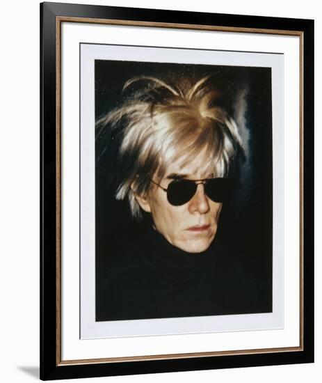 Self-Portrait in Fright Wig, 1986-Andy Warhol-Framed Giclee Print