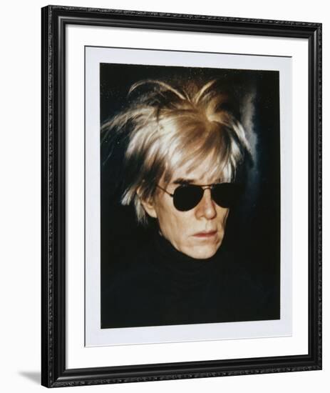 Self-Portrait in Fright Wig, 1986-Andy Warhol-Framed Giclee Print