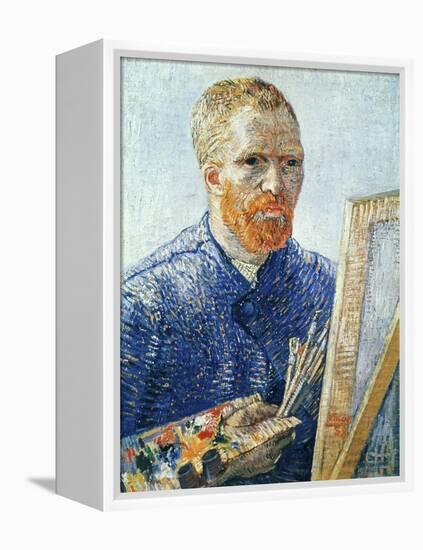 Self-Portrait in front of the Easel, c.1888-Vincent van Gogh-Framed Premier Image Canvas