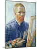 Self-Portrait in front of the Easel, c.1888-Vincent van Gogh-Mounted Giclee Print