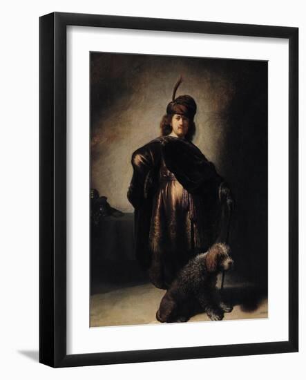 Self Portrait in Oriental Costume, 1631-Rembrandt van Rijn-Framed Giclee Print