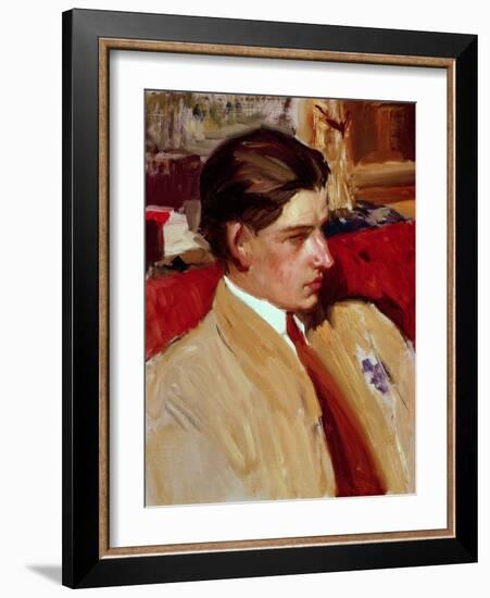 Self Portrait in Profile-Joaquín Sorolla y Bastida-Framed Giclee Print