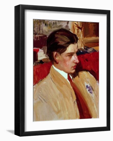 Self Portrait in Profile-Joaquín Sorolla y Bastida-Framed Giclee Print