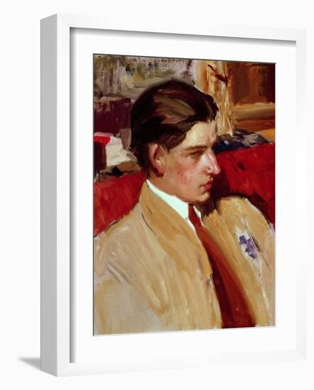 Self Portrait in Profile-Joaquín Sorolla y Bastida-Framed Giclee Print