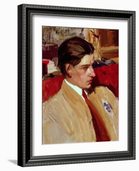 Self Portrait in Profile-Joaquín Sorolla y Bastida-Framed Giclee Print