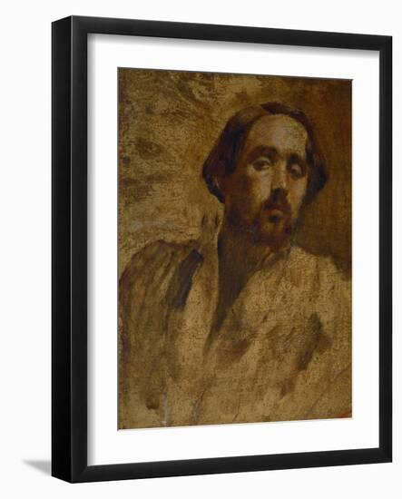 Self-Portrait in the Painter's Smock, 1860-1862-Edgar Degas-Framed Giclee Print