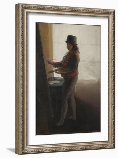 Self-Portrait in the Studio-Francisco de Goya-Framed Giclee Print