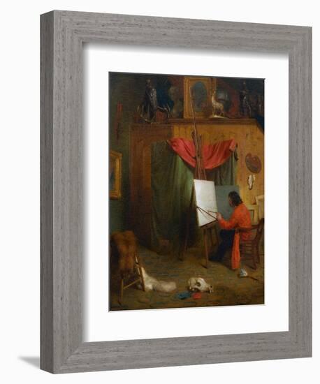 Self Portrait in the Studio-William Holbrook Beard-Framed Giclee Print