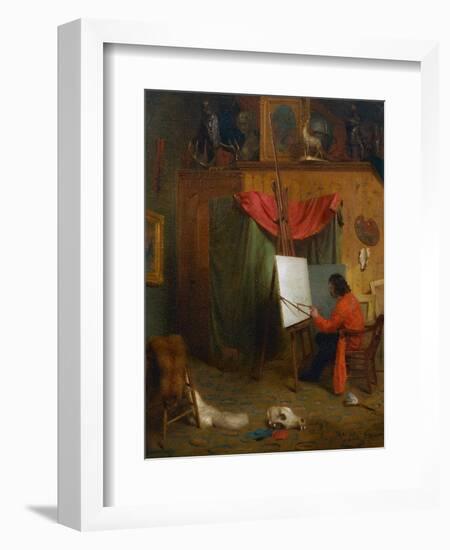 Self Portrait in the Studio-William Holbrook Beard-Framed Giclee Print