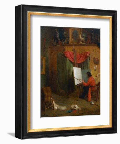 Self Portrait in the Studio-William Holbrook Beard-Framed Giclee Print